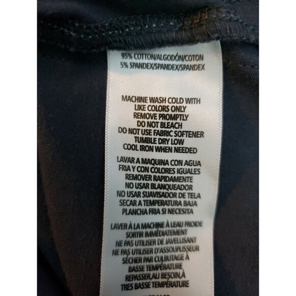 Calvin Klein Performance size S gray short sleeve vneck shirt cotton spandex - Picture 9 of 9